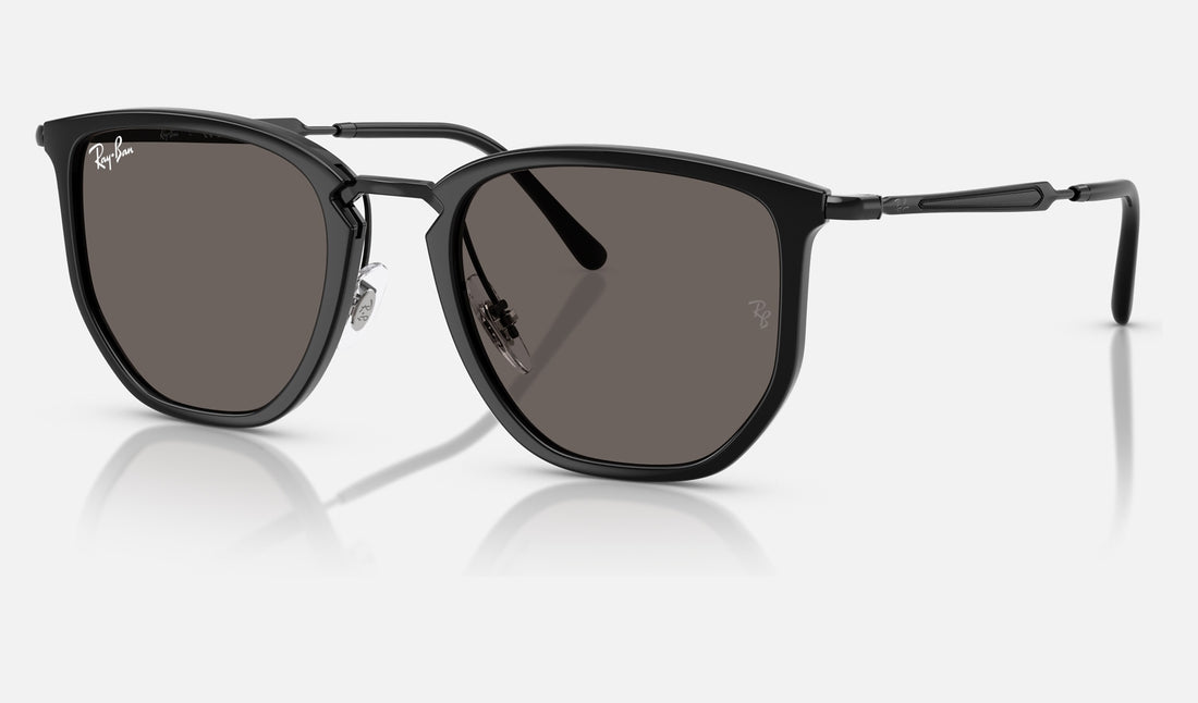 Ray-Ban RB4451 — Black / Dark Grey — quarter view
