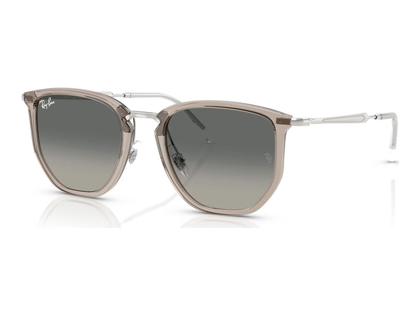Ray-Ban RB4451 — Transparent Grey / Grey Gradient — quarter view