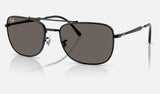 Ray-Ban RB3755 — Black / Dark Grey — quarter view