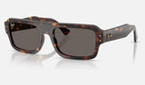 Ray-Ban Flacko RB4454 — Havana / Dark Grey — quarter view