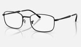 Ray-Ban RX6533 — Black — quarter view