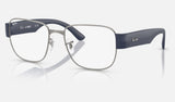 Ray-Ban RX6532 — Gunmetal — quarter view