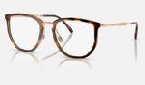 Ray-Ban RX4451V — Striped Havana — quarter view
