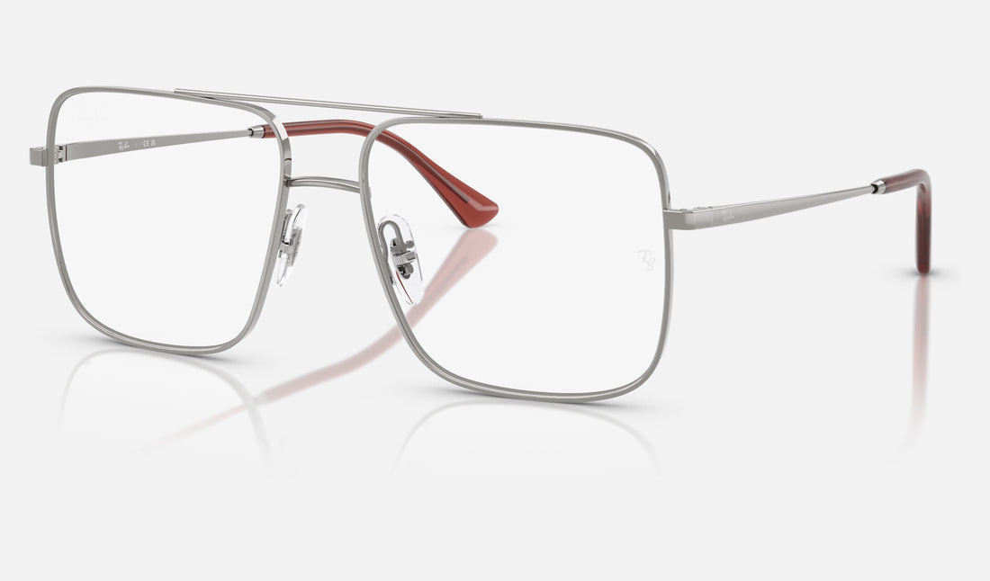 Ray-Ban Ari RX3758V — Gunmetal — quarter view