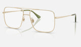 Ray-Ban Ari RX3758V — Pale Gold — quarter view
