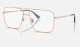Ray-Ban Ari RX3758V — Rose Gold — quarter view