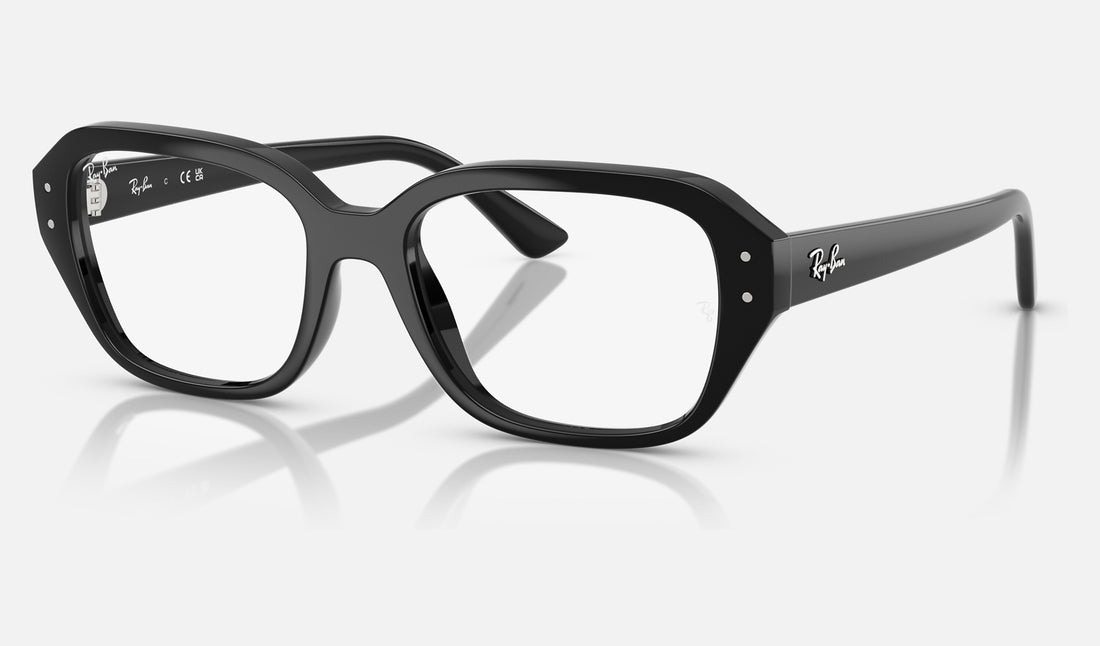 Ray-Ban Shea RX7258 — Black — quarter view