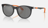 Ray-Ban Junior RJ9082S — Grey / Grey Mirror Silver — quarter view