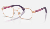 Ray-Ban Junior RY1060 — Rosegold — quarter view
