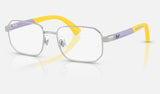 Ray-Ban Junior RY1060 — Silver — quarter view