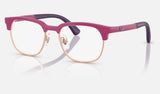 Ray-Ban Junior RY1641 — Fucsia on Rose Gold — quarter view