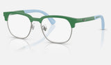 Ray-Ban Junior RY1641 — Green on Gunmetal — quarter view