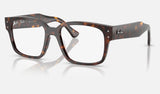 Ray-Ban Laurene RX7256 — Havana — quarter view