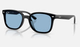 Ray-Ban RB4461D — Black / Blue — quarter view
