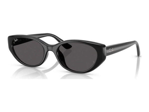 Ray-Ban RB4457D — Black / Dark Grey — quarter view