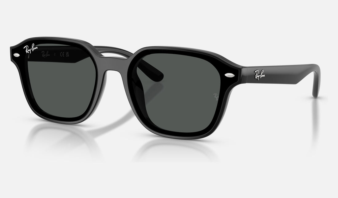 Ray-Ban RB4458D — Black / Dark Grey — quarter view