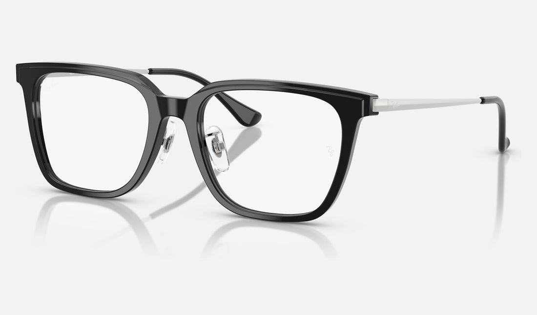 Ray-Ban RX5442D — Black — quarter view