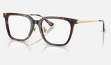 Ray-Ban RX5442D — Havana — quarter view