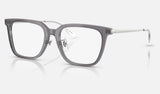 Ray-Ban RX5442D — Transparent Grey — quarter view
