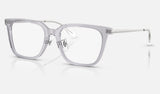 Ray-Ban RX5442D — Light Grey — quarter view