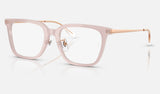 Ray-Ban RX5442D — Light Brown — quarter view