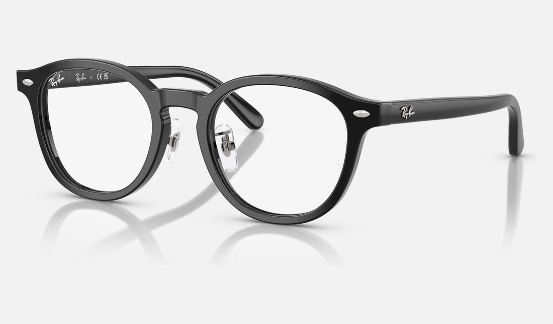 Ray-Ban RX5443D — Black — quarter view