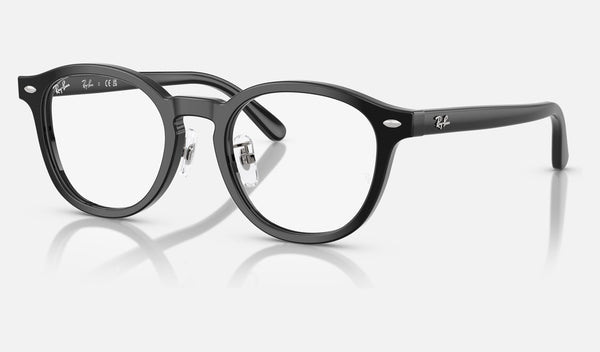Ray-Ban RX5443D — Black — quarter view