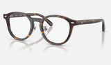 Ray-Ban RX5443D — Havana — quarter view