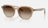 Ray-Ban RB4459D — Turtledove / Gradient Brown — quarter view