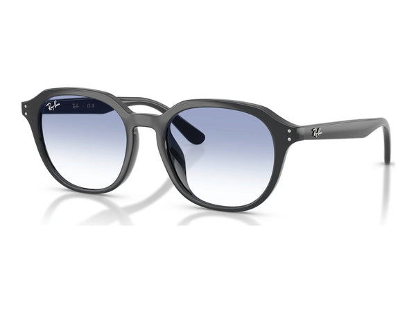 Ray-Ban RB4459D — Opal Grey / Clear Gradient Light Blue — quarter view