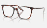 Ray-Ban RX5422 — Havana Red Turtle — quarter view