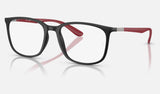 Ray-Ban RX7199 — Sand Grey — quarter view