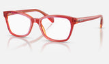 Ray-Ban Junior RY1591 — Transparent Red & Yellow — quarter view