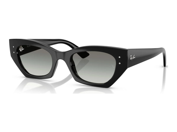 Ray-Ban Zena RB4430 — Black / Gradient Grey — quarter view