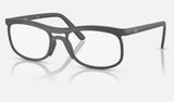 Ray-Ban RX7254 — Sand Grey — quarter view