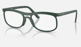 Ray-Ban RX7254 — Sand Green — quarter view