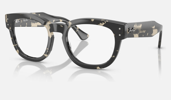 Ray-Ban Mega Hawkeye RX0298VF — Grey Havana — quarter view
