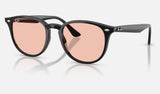 Ray-Ban RB4259F — Black / Licht Pink — quarter view