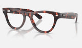 Ray-Ban RX5510 — Pink Tortoise — quarter view