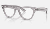Ray-Ban RX5510 — Light Grey — quarter view