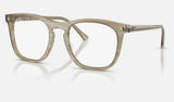 Ray-Ban RX2210V — Photo Striped Grey — quarter view