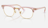 Ray-Ban Clubmaster RX5154 — Photo Waves Purple — quarter view