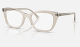 Ray-Ban RX5433 — Photo Waves Grey — quarter view