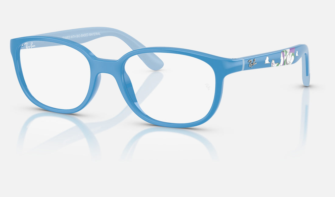 Ray-Ban Junior RY1632 — Azzurre & Rubber Azzurre — quarter view