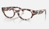 Ray-Ban RX5447 — Havana Grey — quarter view