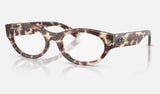 Ray-Ban RX5447 — Havana Green — quarter view