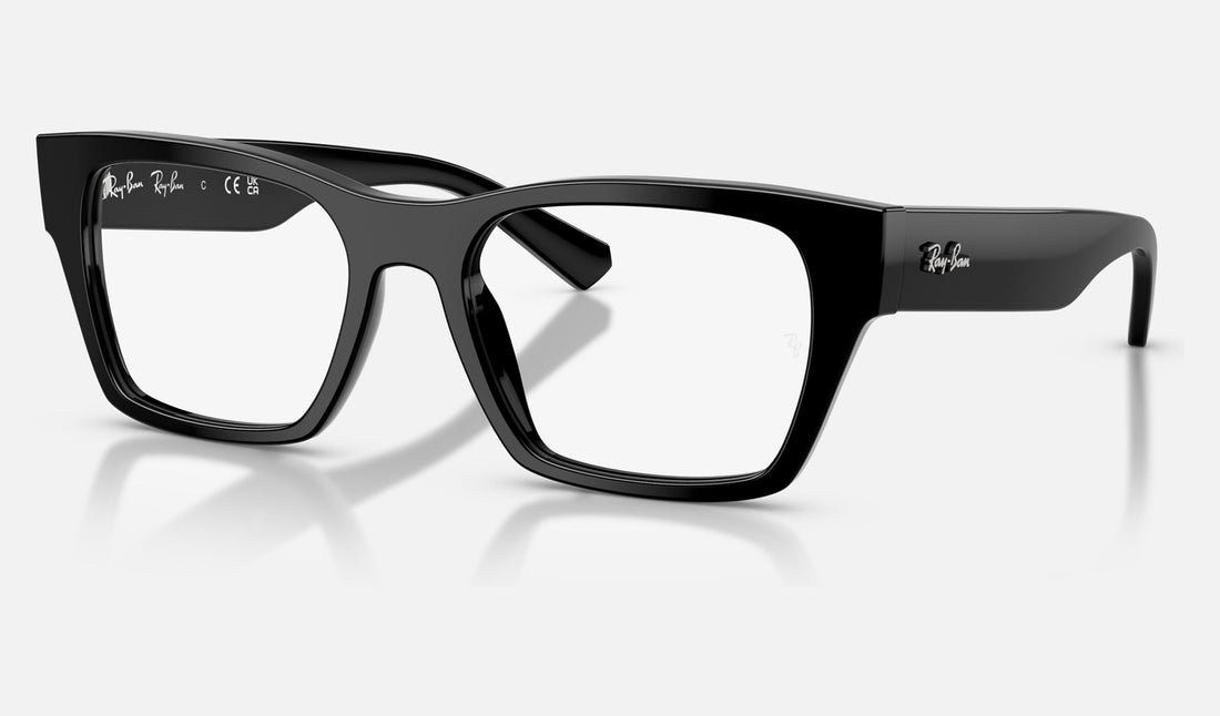 Ray-Ban RX5448 — Black — quarter view