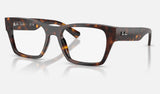 Ray-Ban RX5448 — Havana — quarter view