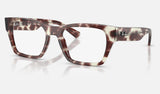 Ray-Ban RX5448 — Havana Blue — quarter view