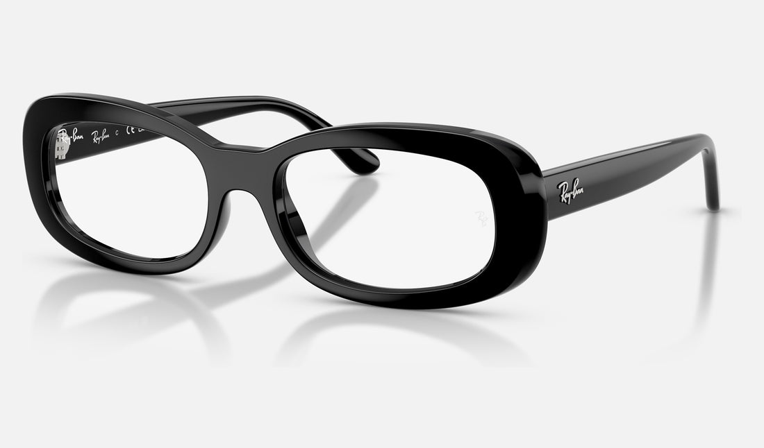 Ray-Ban RX2221V — Black — quarter view